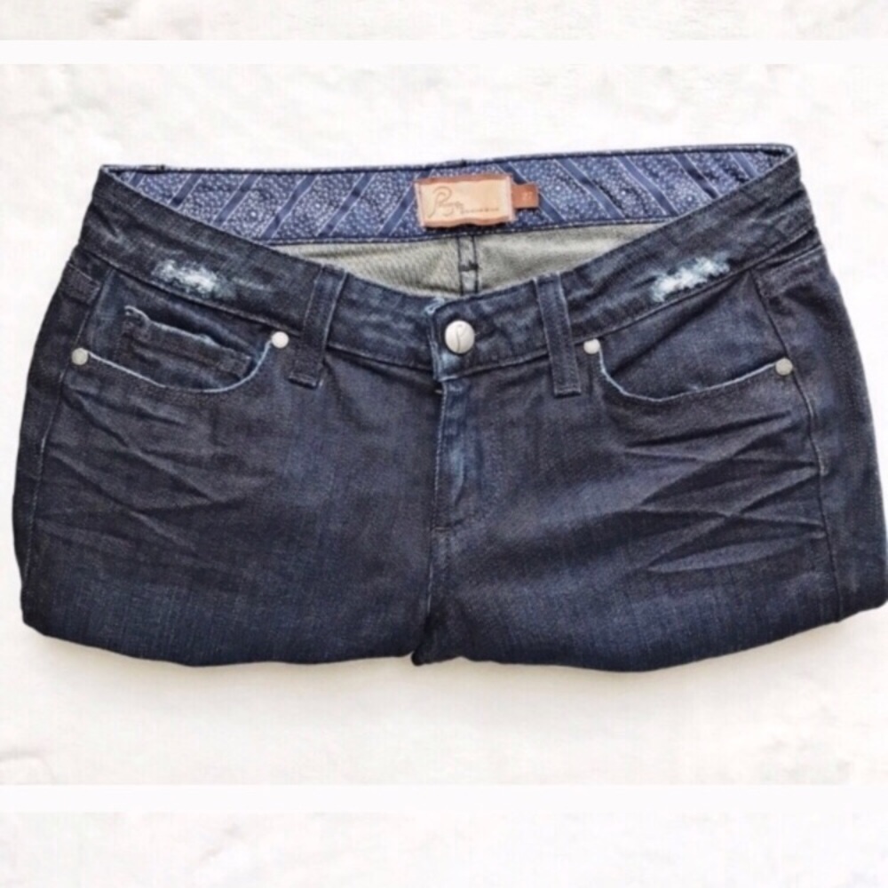 Paige Laurel Canyon Distressed Boot Jeans - Picture 4 of 8